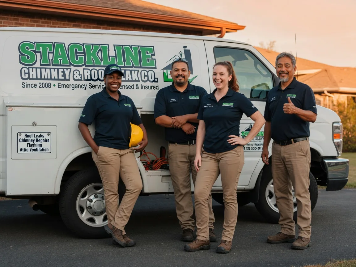 Chimney flashing repair company in Burns, KS